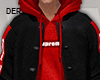 Red Hoodies Outfit