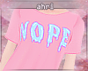 ⓐ Nope top:Pink