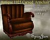 Antq 1925 Arm Chair Brn