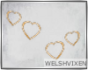 WV: Hearts Earrings