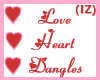 (IZ) Love Hearts Dangles