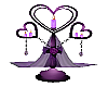 Purple Heart Candle Stnd