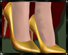 Carmilla Gold Heels