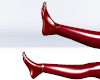 Red Latex Foot covers 2
