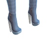 Blue Mixer Heels