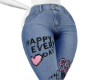 Flare Graphic Jeans.