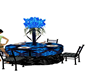 Black/Blue Wedding Table