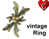 N* vintage Ring Leaves
