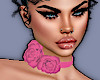Rose Choker Pink