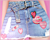 Kawaii Hearts Skirt