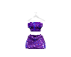 Belt Skirt Purple