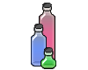 Glowing Bottles