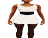 Ivory/Ebony Mini Dress