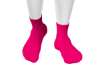Pink and white socks