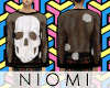 N! Skull Sheer Sweater
