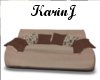 K| Brown Cozy Couch