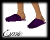 !E! PurplePlush Slippers