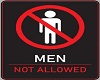 no men cutout