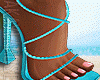 M* 🌊BLUE TROPIC HEELS