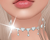 diamond heart necklace
