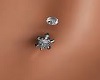 Turtle  Belly RingSilver