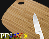 Chopping board & Knife