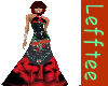 gown green black red