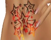 stars belly tattoo2