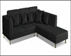 Bold Black Sofa