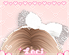 ♡ White Headband Bow