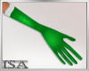 (ISA)X-MAS GLOVES GREEN
