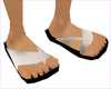 Cream 2-tone Sandals
