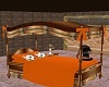 bamboo & orange bed