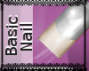 Basic Nail- Silver w/tip