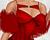 Valentines Red Fur Shrug