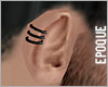 .:Eq:. Pvc Ear Rings L
