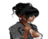 chignon noir