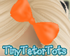 Kids Orange Side Bow