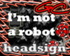CG's not a robot sign