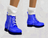 KIDS NEON BLUE BOOTS