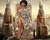 Egyptian Print 3 Gown