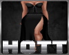 -H- Corset Gown Black
