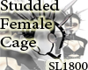 studded female cage