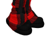 {TR} Red Plaid Boots