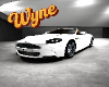 White Aston Martin