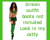 Green outfit