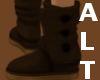 [ALT]Brown Knit Boots