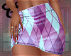 Purple Plaid Skirt RL