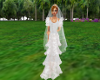 {S} Tiered Wedding Dress