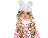 White Fur Hat Blonde Hai